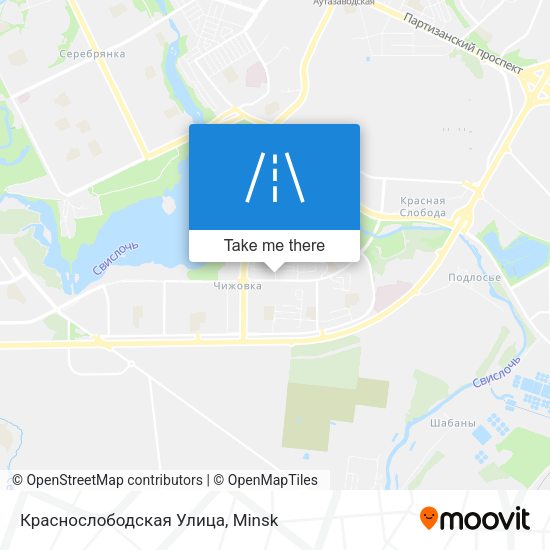 Краснослободская Улица map