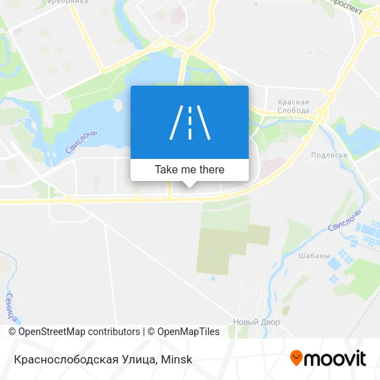 Краснослободская Улица map