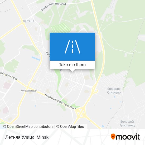 Летняя Улица map