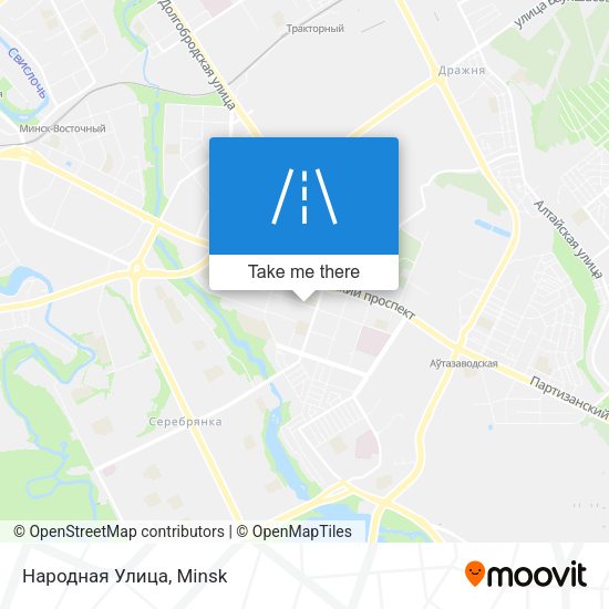Народная Улица map