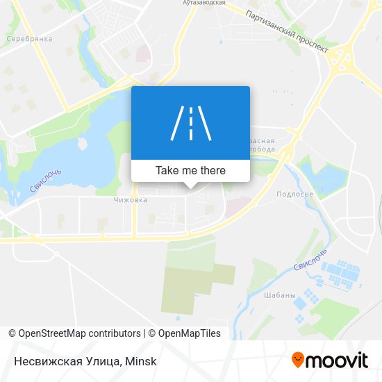 Несвижская Улица map