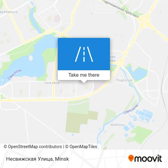 Несвижская Улица map