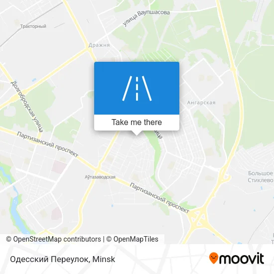 Одесский Переулок map