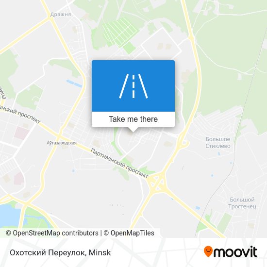 Охотский Переулок map