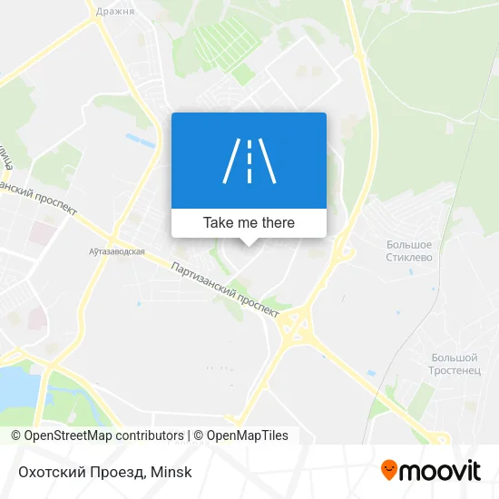 Охотский Проезд map