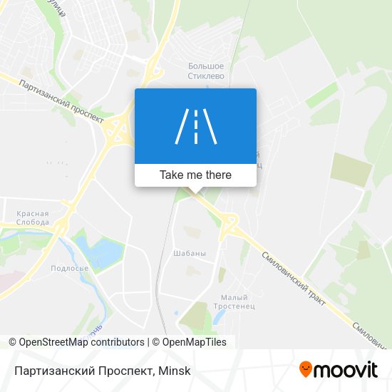 Партизанский Проспект map