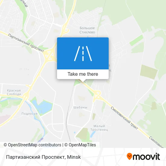 Партизанский Проспект map