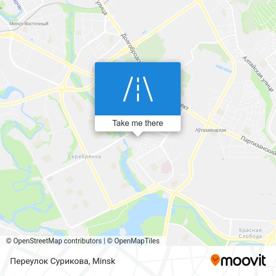 Переулок Сурикова map