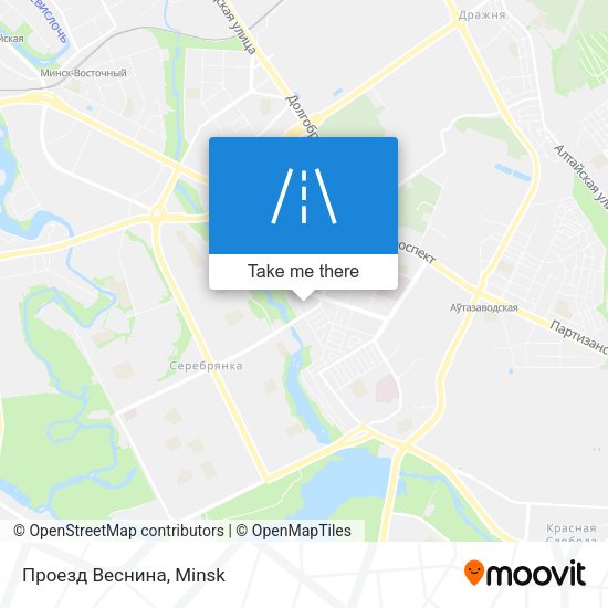 Проезд Веснина map