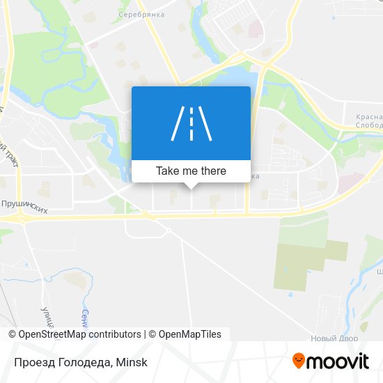 Проезд Голодеда map