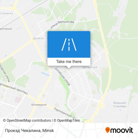 Проезд Чекалина map