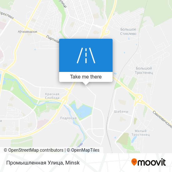 Промышленная Улица map