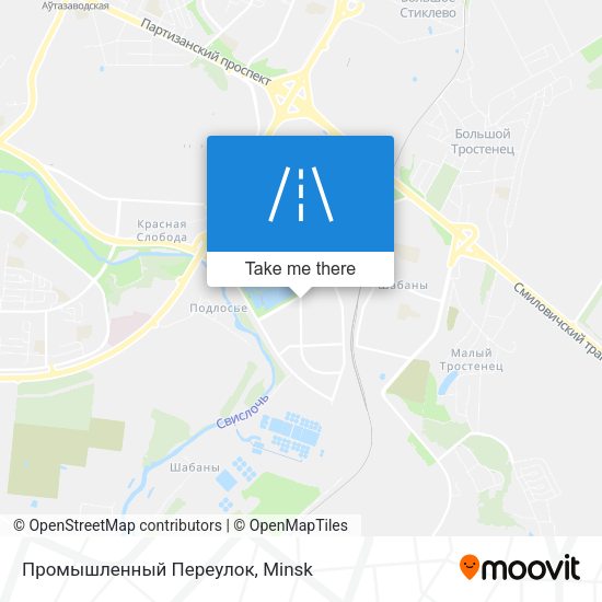 Промышленный Переулок map