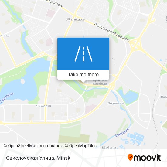 Свислочская Улица map