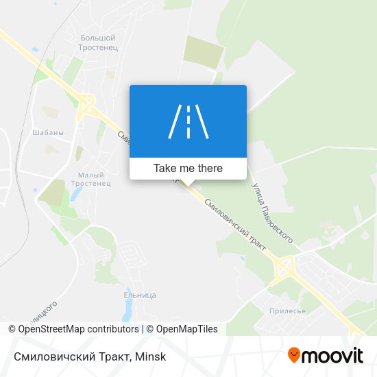 Смиловичский Тракт map