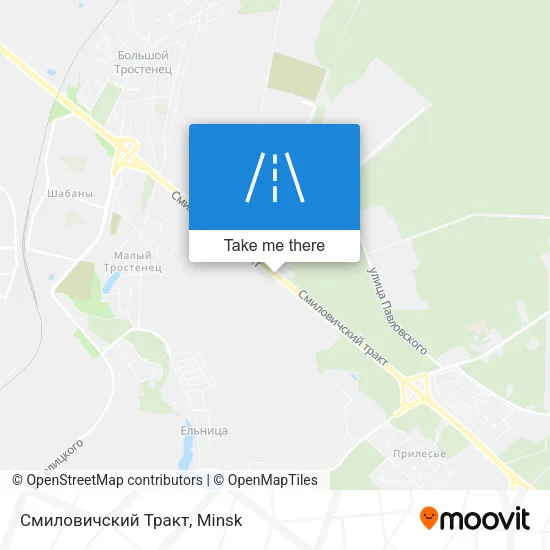 Смиловичский Тракт map