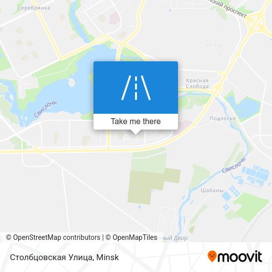 Столбцовская Улица map