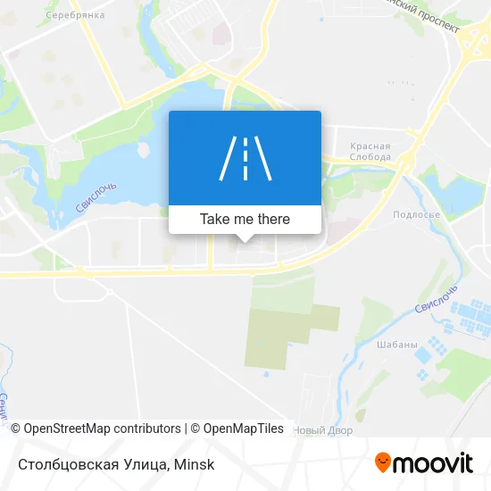 Столбцовская Улица map