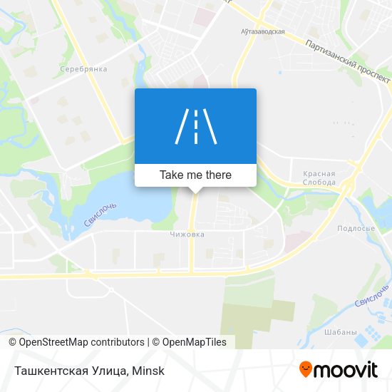 Ташкентская Улица map