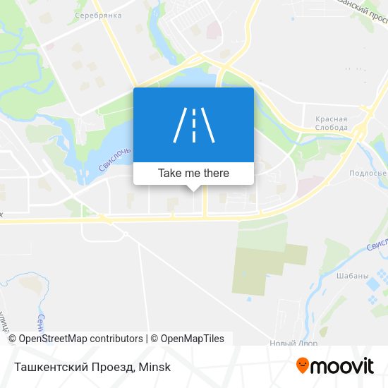 Ташкентский Проезд map