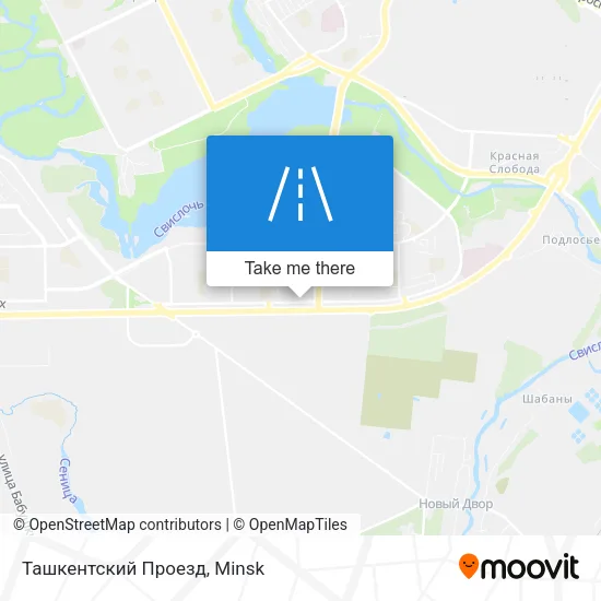 Ташкентский Проезд map