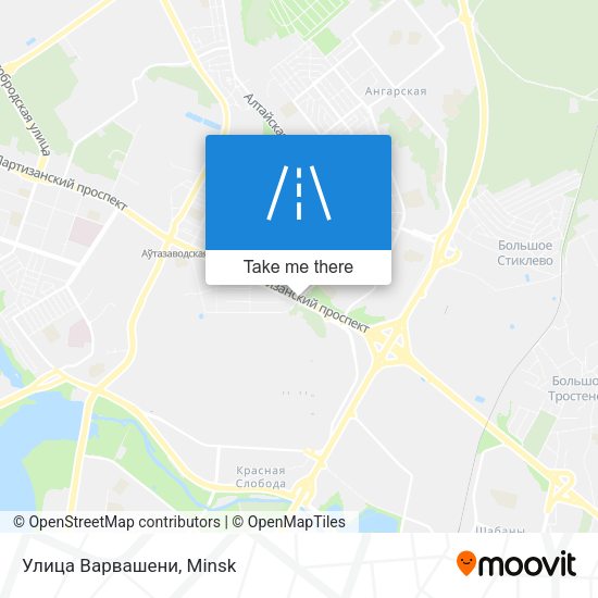 Улица Варвашени map