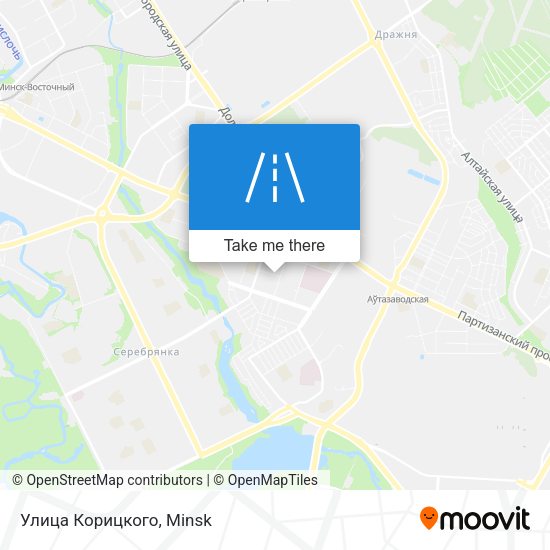 Улица Корицкого map