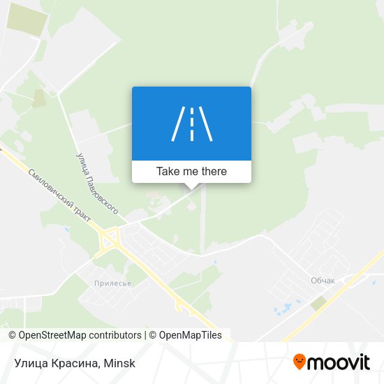 Улица Красина map