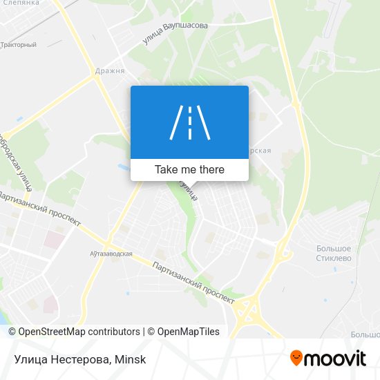 Улица Нестерова map