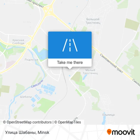Улица Шабаны map