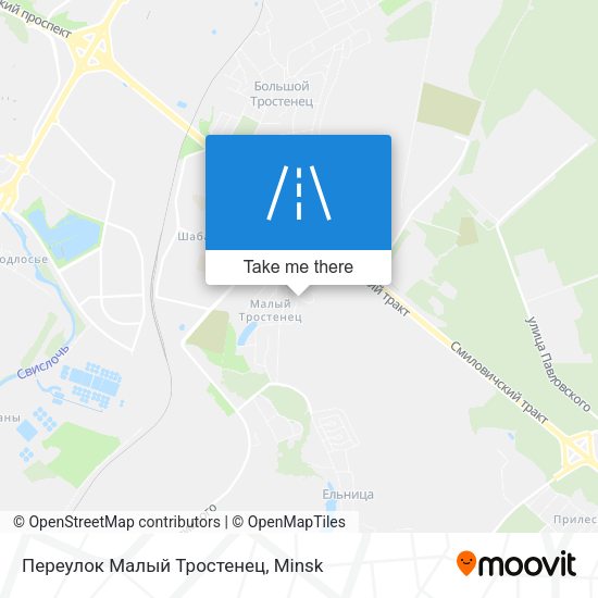 Переулок Малый Тростенец map