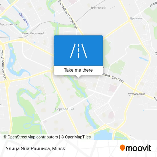 Улица Яна Райниса map