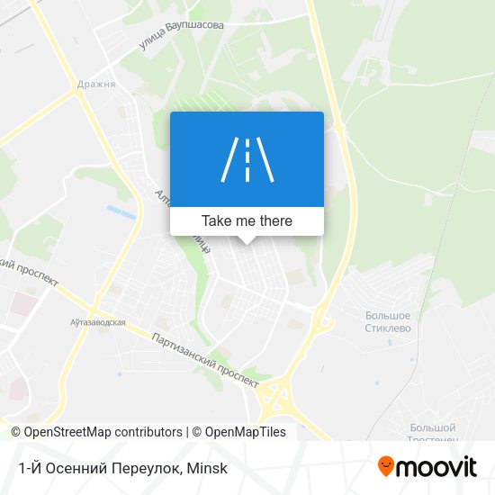 1-Й Осенний Переулок map