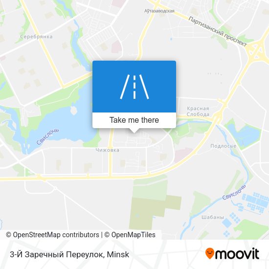 3-Й Заречный Переулок map