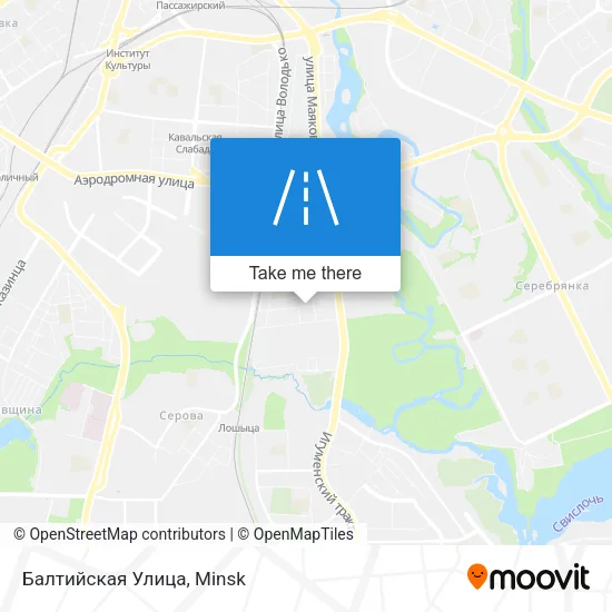 Балтийская Улица map