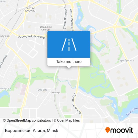 Бородинская Улица map