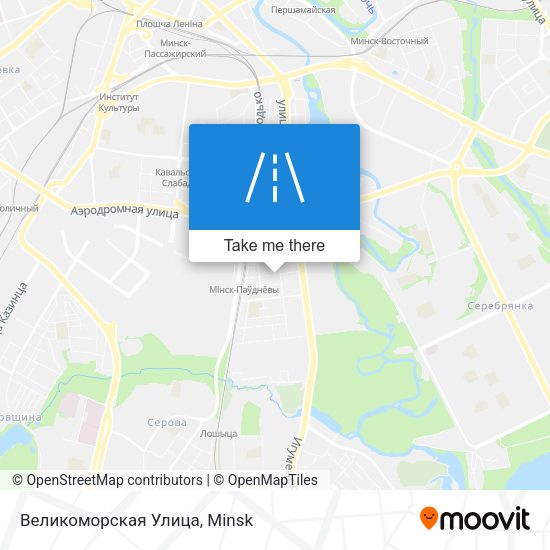 Великоморская Улица map