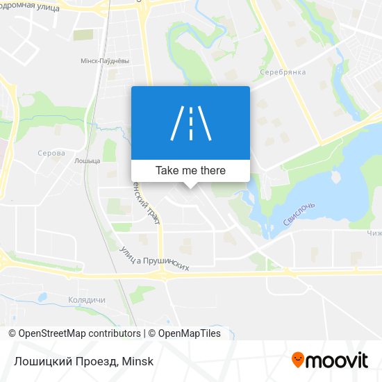Лошицкий Проезд map
