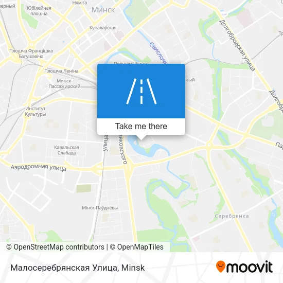 Малосеребрянская Улица map