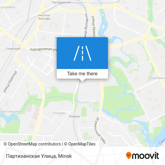 Партизанская Улица map