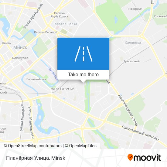 Планёрная Улица map