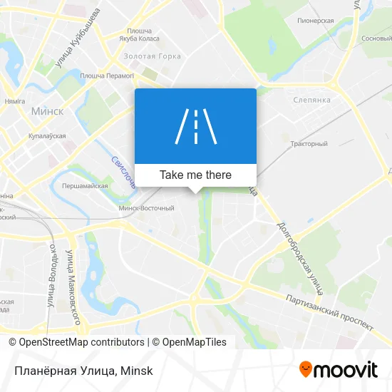 Планёрная Улица map