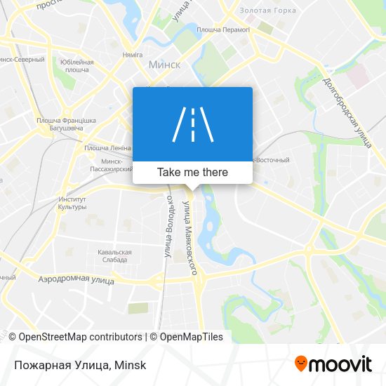 Пожарная Улица map