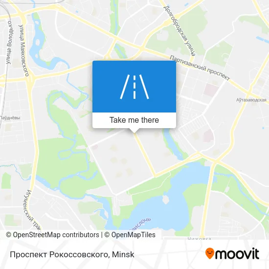 Проспект Рокоссовского map