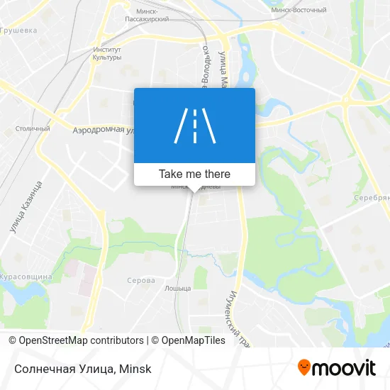 Солнечная Улица map