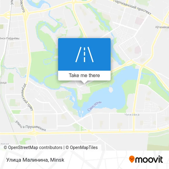 Улица Малинина map