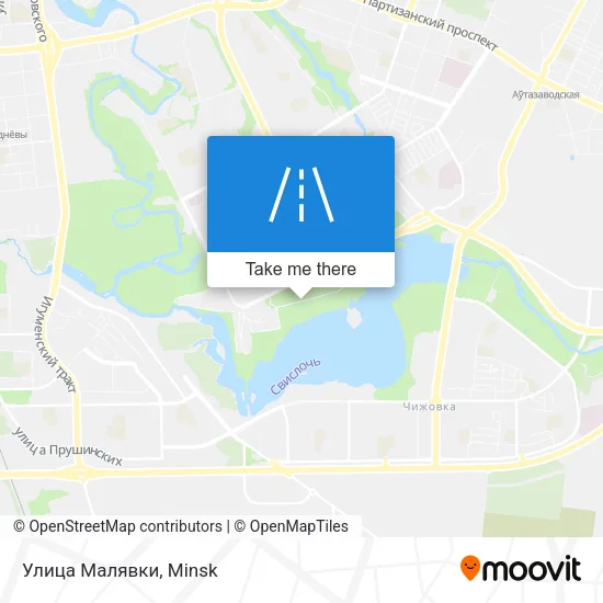Улица Малявки map