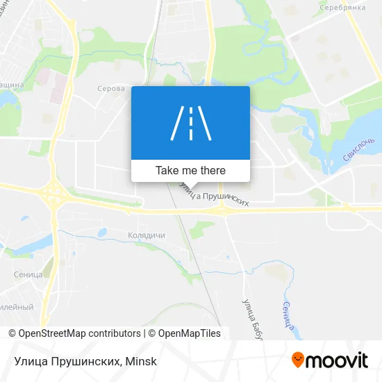 Улица Прушинских map