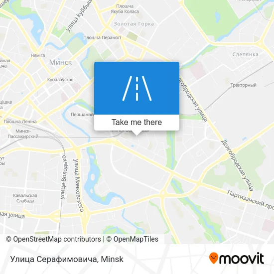 Улица Серафимовича map