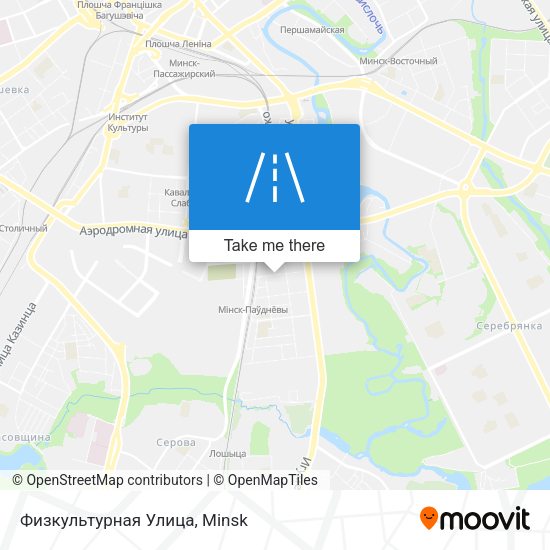 Физкультурная Улица map
